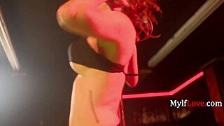 Stripper milfs lap dance contest rips clothes nightclub. Petite girls parody mylflove group kissing game.