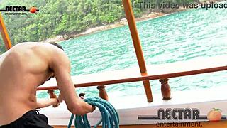 Big Bambu Teases Katharine Madrid's Ass On Pool Table