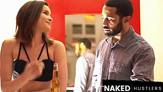 Brunette Size Queen Eden Sin Deepthroats Monster BBC in Tight Slut Body Slam