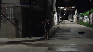 Friend invites watch corner prostitute pounding