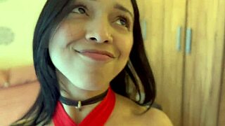 real latina couple's first cuckold with mr poronga's monster cock doggystyle