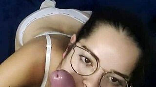beyond cute looks this brunette deepthroats sloppy with perfect hot assets