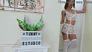 i'm like obsessed with giih spanic's double anal... she takes 3 huge cocks, footjob, swallows loads... damn