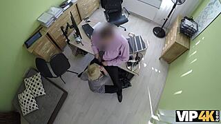 dulce nena spreads legs wide for naughty loan agent's hard cock pounding