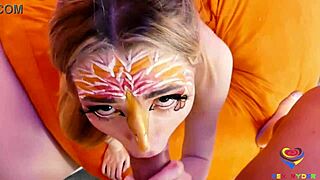 Daddy's revenge hits with wild holiday blowjobs from sluts in costumes