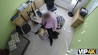 dulce nena spreads legs wide for naughty loan agent's hard cock pounding