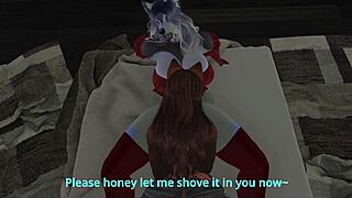 sapphire's long day ends with futanari ass pounding and massive cumshots