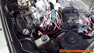 damn caught her pawning pussy for car cash on hidden cam