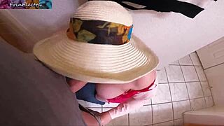 Stepmom Busts StepSon Jerking Off, Drains His Cock Dry!