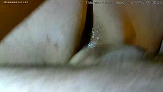 you won't believe how this fat ssbbw's shaved pussy squirts like a fountain when i wreck her with my monster cock up close