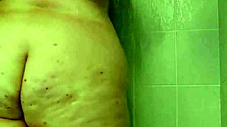 i tease in shower showing off my big tits and fat ass curves