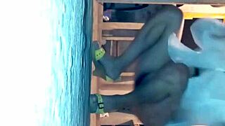 xtube shemale stuffs huge pepino deep for wild solo play