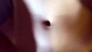 asian teen slut moans covered in double homemade cumshots