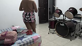 sexy venezuelan housewife horny for vacation packs backpack dreaming of milf adventures