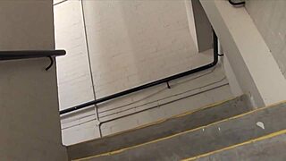 blonde big tits bent over taking stranger's cock doggystyle with hairy pussy fingering