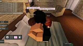 roblox slut dives into twisted group bang game