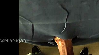 Arab housewife Mia Niqab slurps cum in wild compilation!