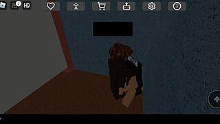 Lily Blake Craves BBC Deep in Roblox Bathroom Encounter.