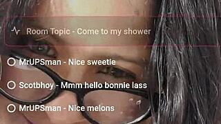 Live BBW Big Tits Shower Show with Huge Curves