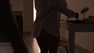 WATCH THIS SKINNY 18+ TEEN GAG ON HUGE COCK IN KITCHEN BEFORE SWALLOWING CUM!