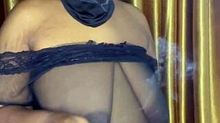 hey bbw come smoke while i play with these fat tits and make you cum