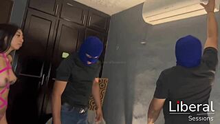 Watch This Petite Latina Student Beg Technicians to Fix Her AC!