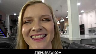 stepsis harlow west spots big news gets horny with tyler steel at home