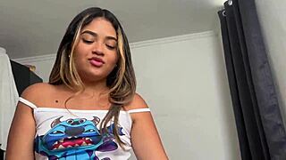 Padrastro Fulfills Cute Teen's Orgasm Fantasy Cumshot