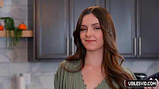 shy petite blonde teen pornstar princess deepthroats for creampie