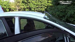 Behind the Scenes Mature Sissy Lured into Wild Outdoor Fuck