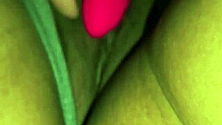 damn that latina milf's gray panties hide a dripping sexy pussy begging for it