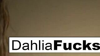 damn sexy dahlia's naughty shower play looks so hot!!