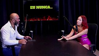 bruna ferrari's mom and dad cheer as she fucks three guys answering never have i ever then mommy rides - sheer red watch