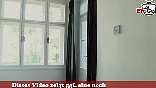 Lonesome German housewife seduces the horny gardener outdoors