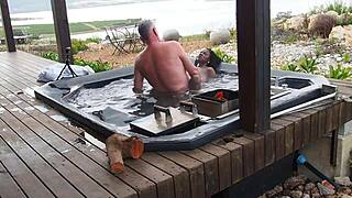 Mountain Mornings Hidden Ebony Milf's Juicy Pussy Lick