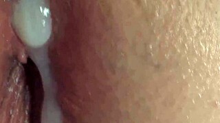 bbw granny gulps huge black cock cumshots creampies and swallows close up