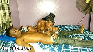 dude, this ebony teen 18+ can't get enough of jibz scrilla's big black monster cock cumming inside!