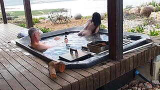 Mountain Mornings Hidden Ebony Milf's Juicy Pussy Lick