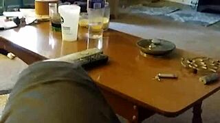 Cute blonde 18+ whore lotions up right in front of me?