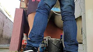 married housewife: paying washer tech with ass while hubby's gone?