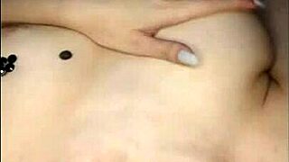 Latina lesbian teases big tits then slides toy deep into her perfect round ass