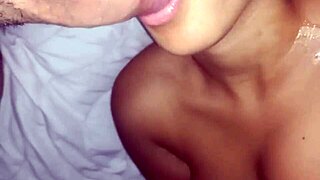 friend begs for every drop of milk and swallows it all