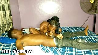 dude, this ebony teen 18+ can't get enough of jibz scrilla's big black monster cock cumming inside!