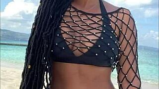 Bikini Babes' Big Asses and Tits Tease Publicly