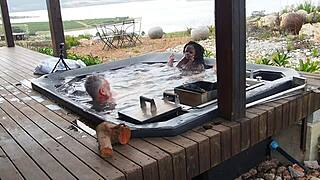 Mountain Mornings Hidden Ebony Milf's Juicy Pussy Lick