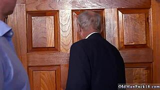 shaved spanish teen gets hardcore threesome with old men south of the border