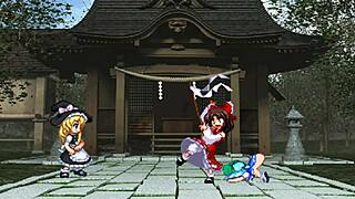 Sanae Secretly Fucks Cirno In Hilarious Touhou Parody