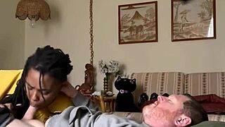 Homemade Ebony Babe Craves That Dick Suck Session!