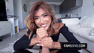 wanna see me fuck my stepdad for cash? clara trinity pov hardcore orgasm