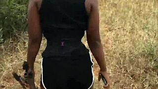 ebony babes take huge black cocks and cumshots all over hairy asses in hot compilation